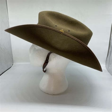 mens australian air force slouch hat akubra navy blue puggaree band