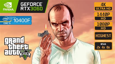GTA 5 - RTX 3060 - i5 10400F - YouTube
