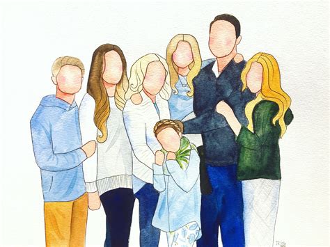 Family Portrait Sketch: Capturing Memories through Art