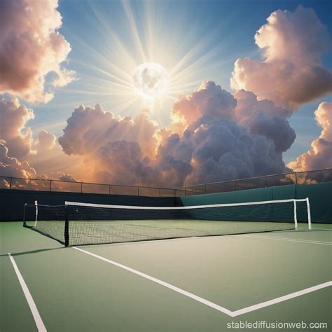 Tennis Player in Elysian Field | Stable Diffusion Online
