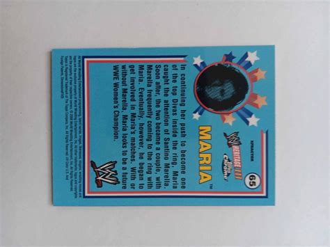Maria 2008 Topps Chrome Heritage WWE Xfractor Card #65 Wrestling Mint