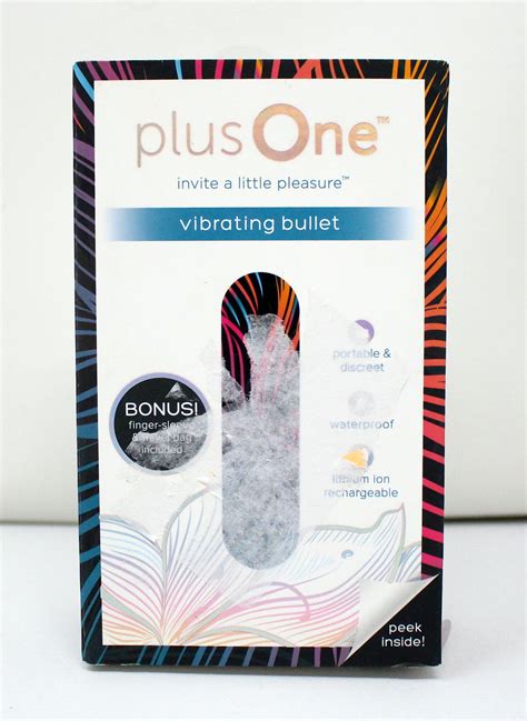 plusOne Compact Waterproof Rechargeable Vibrating Bullet with Quick