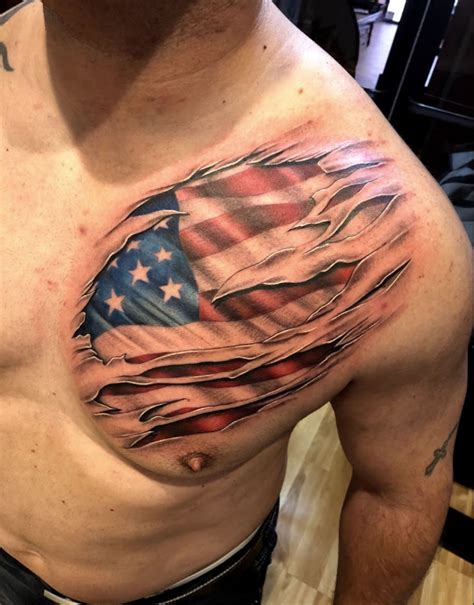 115 patriotic american flag tattoos you must see – Artofit