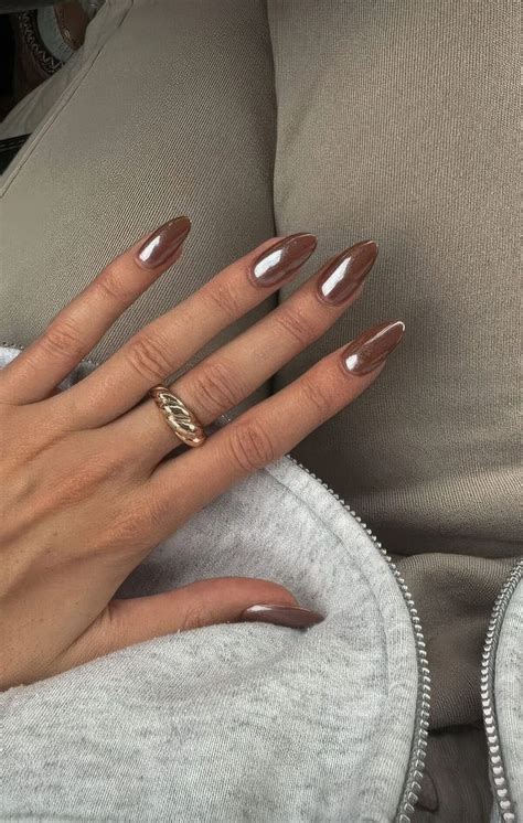 44 Chic Brown Nails Ideas For The Fall - Styleoholic