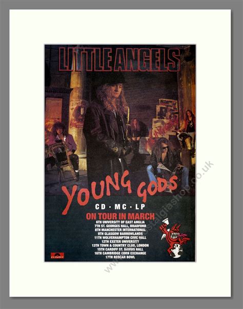 Little Angels - Young Gods. Vintage Advert 1991 (ref AD18011) – The