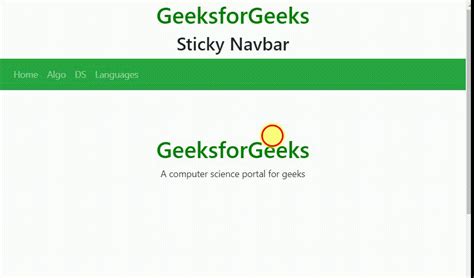 Bootstrap 4 Navigation Bar | GeeksforGeeks