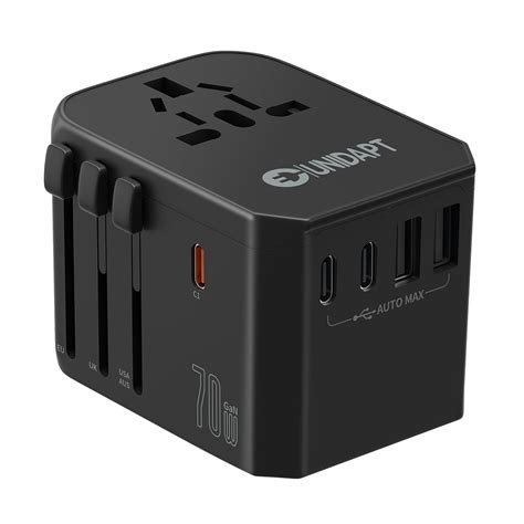 Snapklik.com : Unidapt Universal Travel Adapter, 70W International Plug