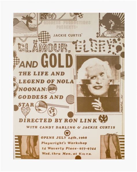 Candy Darling and Jackie Curtis Glamour, Glory and Gold: The Life and