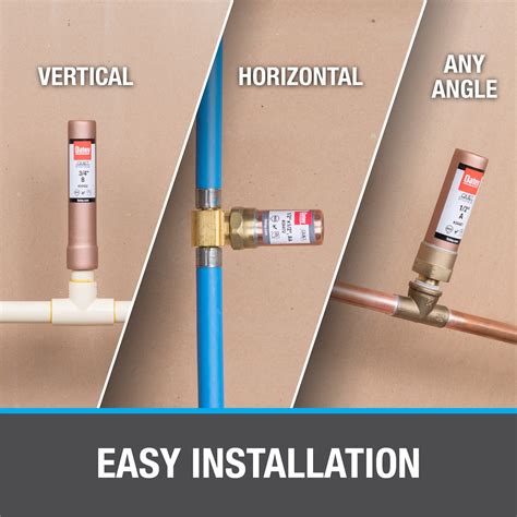 Water Hammer Arrestor At Water Heater at Herlinda Means blog