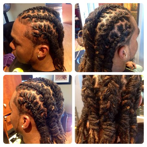 Loc styling for men Dreadlocks Men, Braided Dreadlocks, Dread Braids