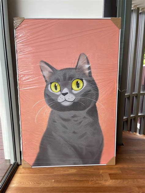 3 different types-Cat- decorative paintings, Hobbies & Toys, Stationery ...