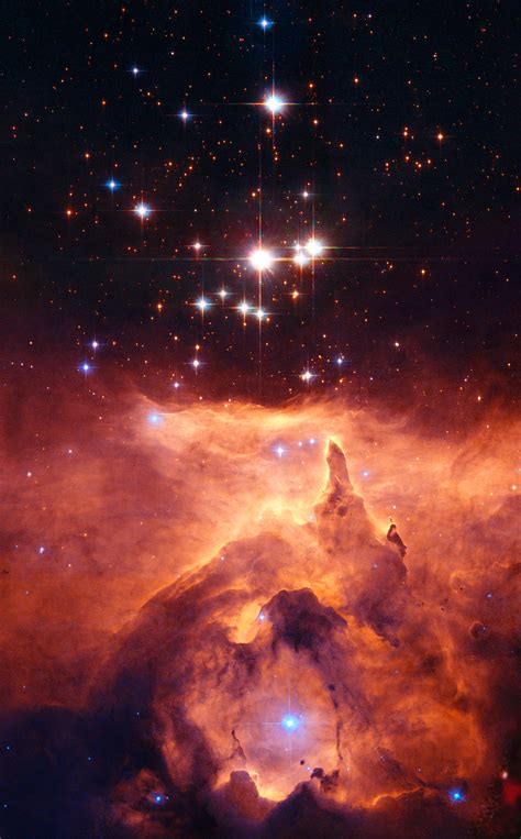 Hubble Observes Star Cluster Pismis 24 Located 8,000 Light-Years from ... 