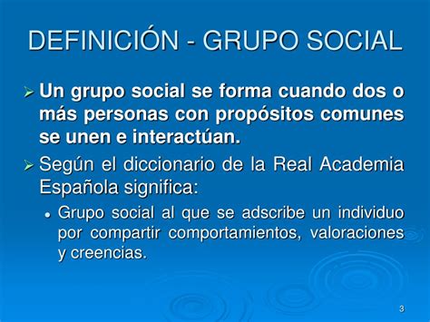 O Que Significa Social - PPT - LOS GRUPOS SOCIALES PowerPoint Presentation, free download - ID ...