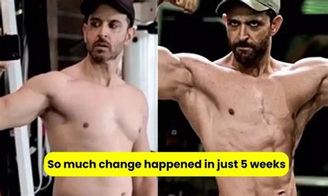 Hrithik Roshan Body Transformation: In just five weeks Hrithik had to ...