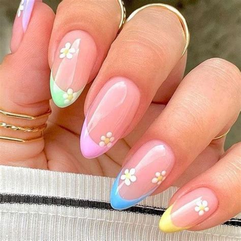 6 ideas de uñas coloridas y con flores para primavera | Spring nails ...
