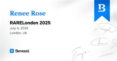 Renee Rose, RARELondon 2025