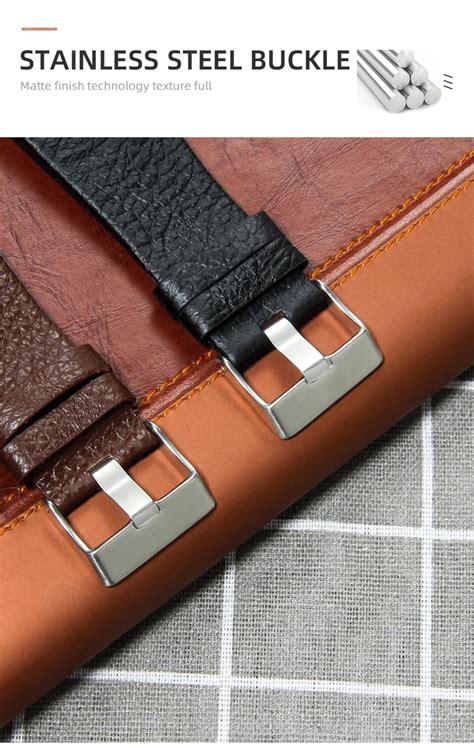 Браслет из натуральной кожи для часов Diesel | AliExpress