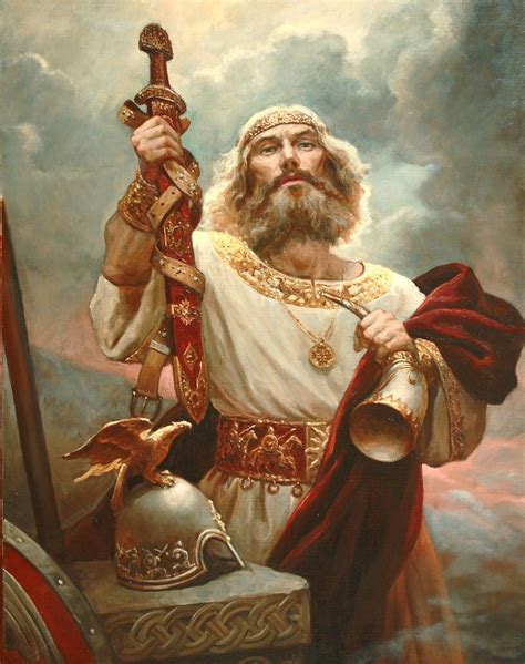 Свентовит - художник Андрей Шишкин | Slavic paganism, Slavic pantheon ...