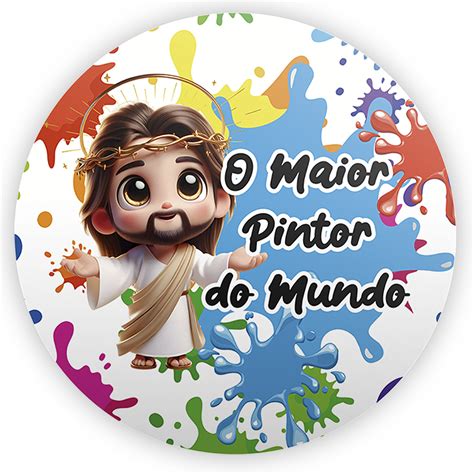 A Maior Buceta Do Mundo - Painel Redondo - O Maior Pintor Do Mundo - Sublimado 3D - Sublitex Painéis