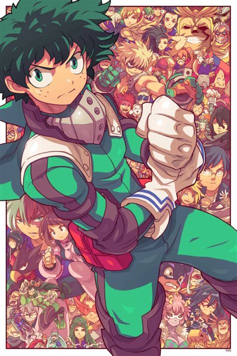 10 Fun My Hero Academia Fan Art Pieces