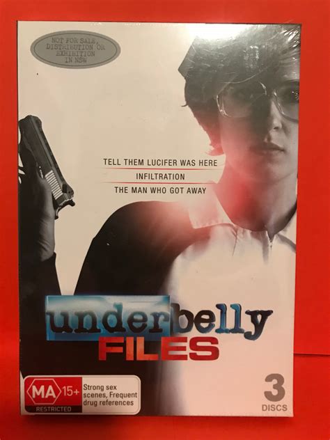 UNDERBELLY FILES - 3 DVD DISCS (SEALED) – Dixon Recycled Records