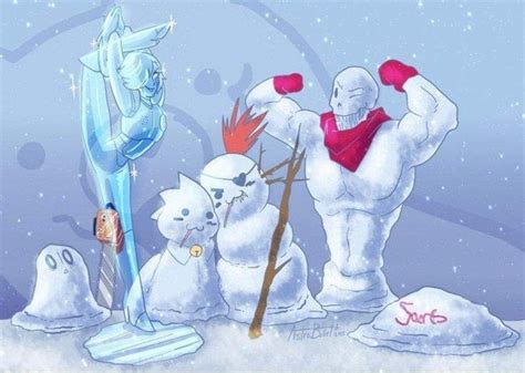 oh! it's like Alphy' and Undyne's snowselves are gonna share 'Pokey ...