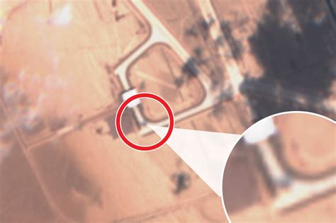 mystery aircraft spotted  hangar  area   stunning