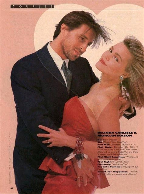 MUSIC LIFE (Belinda Carlisle And Her Husband Morgan Mason)
