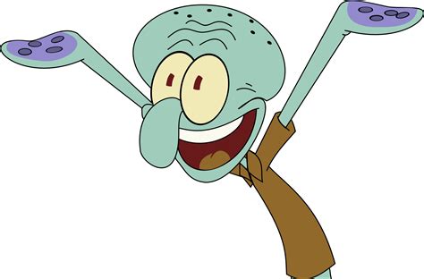 Papercraft Squidward With Box Squidward Tentacles Png - vrogue.co
