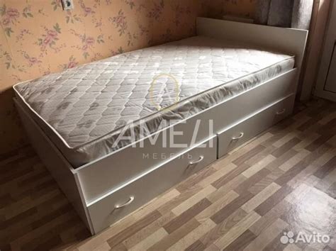 Кровать полуторка с ящиками купить в Старом Осколе | Товары для дома и ...