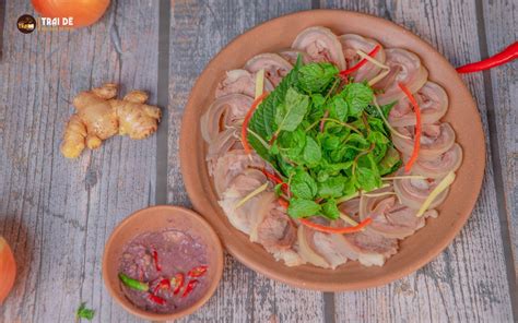 Cách chế biến thịt dê luộc hấp gừng thơm ngon, hảo hạng - Nhà Hàng Trại Dê