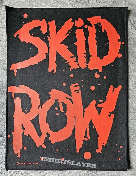 Skid Row Logo Backpatch (1990) | TShirtSlayer TShirt and BattleJacket ...