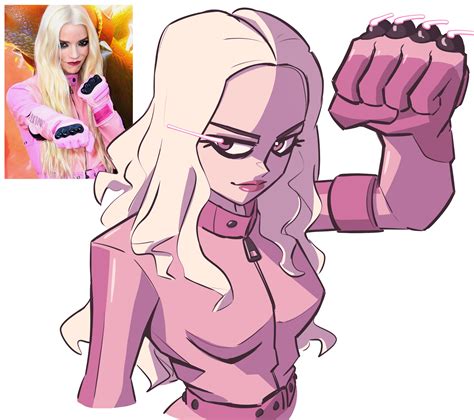 Anya Taylor-Joy's red carpet peach-cosplay was awesome, so I drew it 🍑