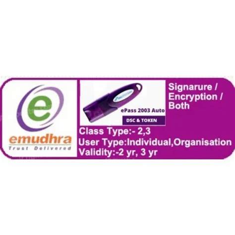 DSC & Token Service at Rs 1200/piece | USB Smart Token in Mayurbhanj ...
