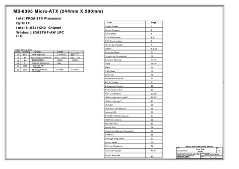 MSI MS-6395 REV 0A SCH Service Manual download, schematics, eeprom ...
