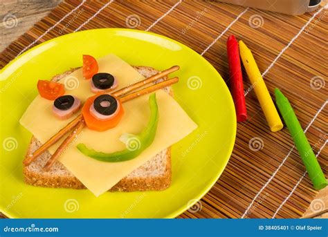 Children snack stock image. Image of vegetarian, decorated - 38405401
