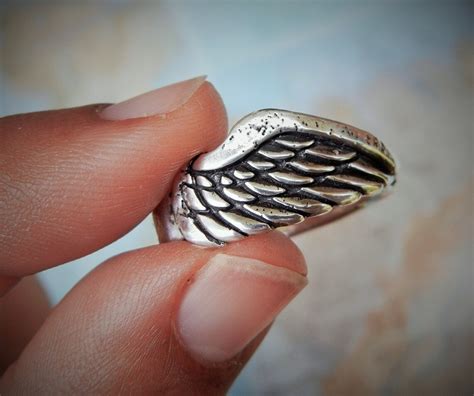 Wing Jewelry Angel Wings Angel Wings Ring Sterling Silver - Etsy