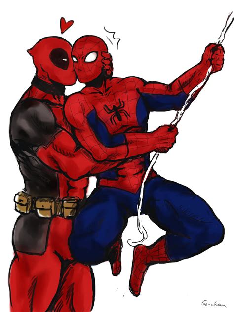 Spideypool by Golomaka-chan on DeviantArt