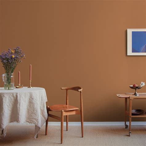 Klint — Terracotta | Brun Väggfärg | Målarfärg | Beställ provark för 20 kr