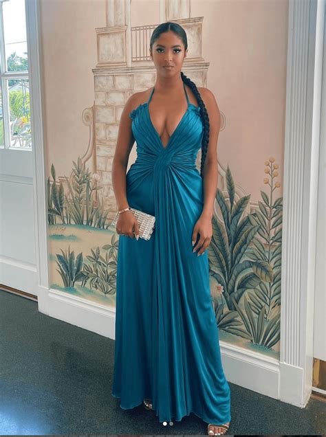 Natalia Bryant lució espectacular en la boda de los Beckham