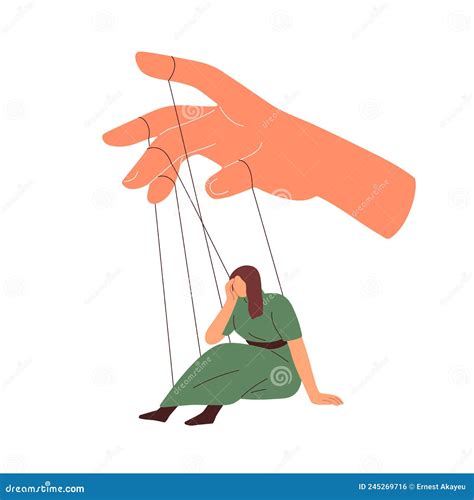 Manipulation, Control, Domination Concept. Master Manipulates