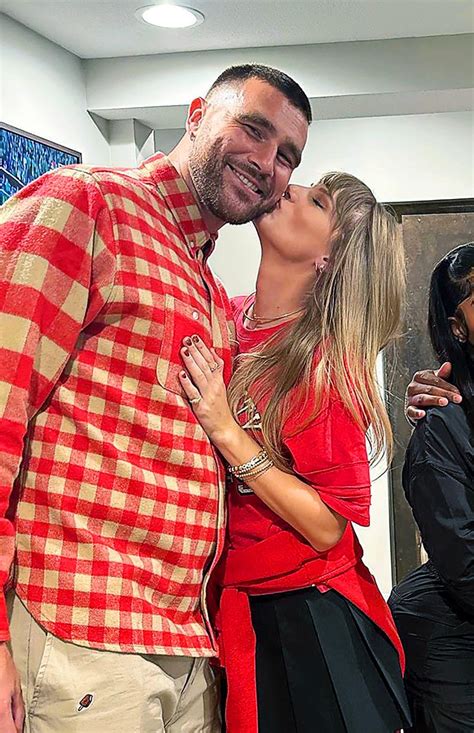 Taylor Swift Kisses Travis Kelce on the Cheek After Chiefs Game | Us Weekly