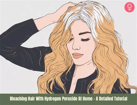 how to bleach hair hydrogen peroxide