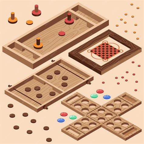 Коллекция настольных игр | Бесплатно векторы