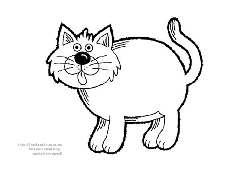 fedynya: расскраска кот