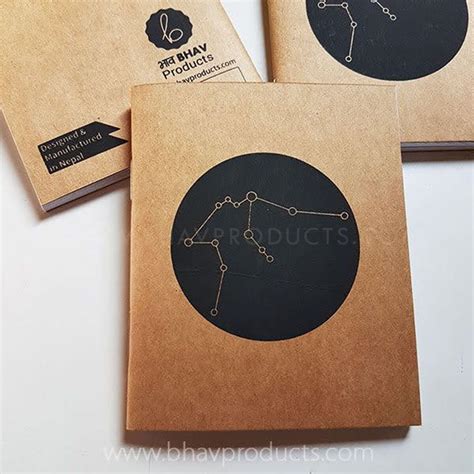 Aquarius Zodiacal Constellation Notebook – Bhav Shop
