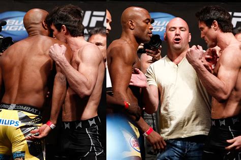 UFC 148 Video: Anderson Silva Hits Chael Sonnen in Face During Weigh ...
