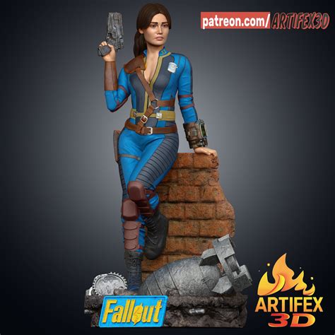 Fallout - Lucy MacLean - 3D Printed Fan Art – ModelShack
