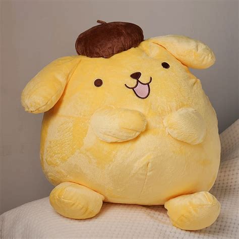 40-50cm Sanrio Pompompurin Stuffed Plush Toys Big Size Lovely Pillow ...
