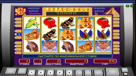 Учимся играть в игровой автомат Золото Ацтеков (aztec gold ...